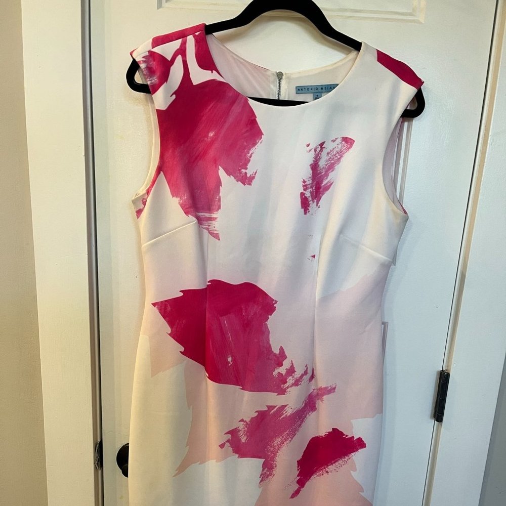 Size 8 Abstract Pink Antonio Melani Dress
